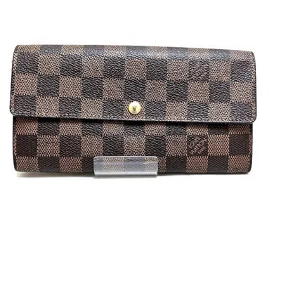 LOUIS VUITTON DAMIER DAMIER CANVAS GALLE COIN PURSE/COIN CASE (PRE-OWNED)