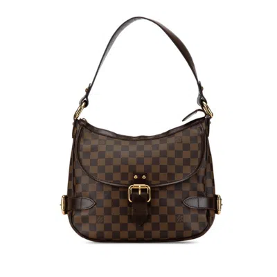 LOUIS VUITTON DAMIER DAMIER CANVAS PVC LEATHER SHOULDER BAG (PRE-OWNED)