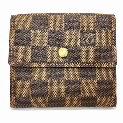 LOUIS VUITTON DAMIER DAMIER CANVAS WALLET (TRI-FOLD) (PRE-OWNED)