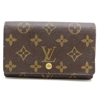 LOUIS VUITTON EBENE MONOGRAM WALLET (BI-FOLD) (PRE-OWNED)