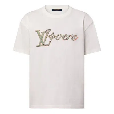 LOUIS VUITTON LOUIS VUITTON Embroidered T-shirt 'White'