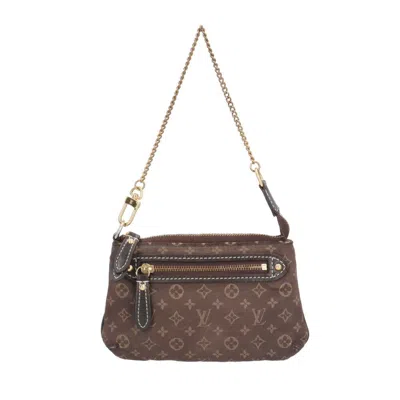 LOUIS VUITTON FUSAIN MONOGRAM IDYLLE HANDBAG POCHETTE (PRE-OWNED)