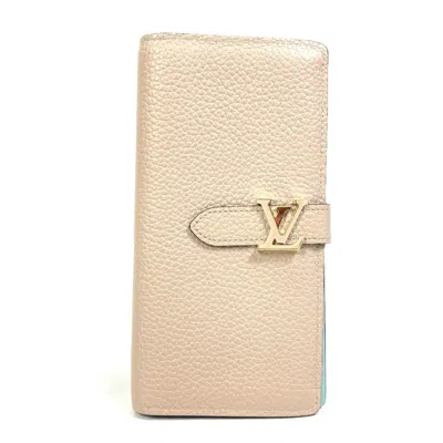 LOUIS VUITTON LEATHER LONG WALLET (BI-FOLD) (PRE-OWNED)