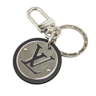 LOUIS VUITTON LEATHER METAL KEYRING (PRE-OWNED)