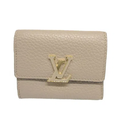 LOUIS VUITTON LEATHER WALLET (TRI-FOLD) (PRE-OWNED)