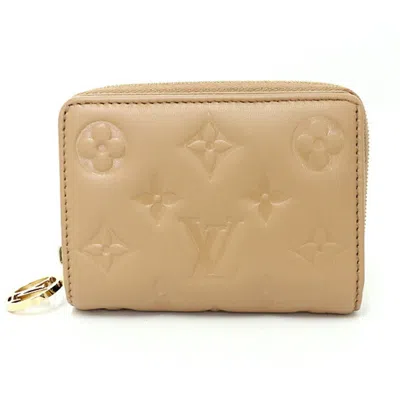 LOUIS VUITTON MONOGRAM CAMEL MONOGRAM LEATHER BILL WALLET (BI-FOLD) (PRE-OWNED)