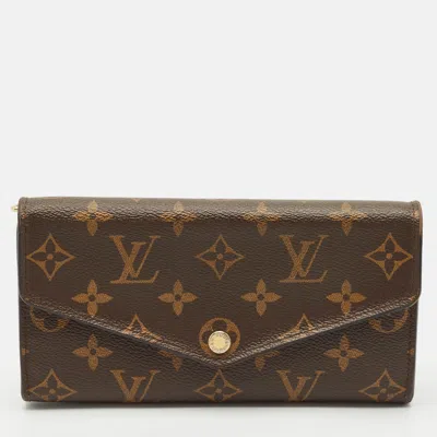 LOUIS VUITTON MONOGRAM CANVAS SARAH WALLET