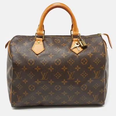 LOUIS VUITTON MONOGRAM CANVAS SPEEDY 30 BAG