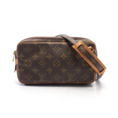 LOUIS VUITTON MONOGRAM COATED CANVAS LEATHER SHOULDER BAG (PRE-OWNED)