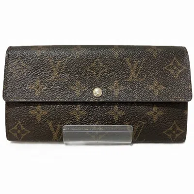 LOUIS VUITTON MONOGRAM GALLE MONOGRAM MONOGRAM LONG WALLET (BI-FOLD) (PRE-OWNED)