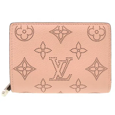 LOUIS VUITTON MONOGRAM MAGNOLIA PINK MAHINA LEATHER WALLET (BI-FOLD) (PRE-OWNED)