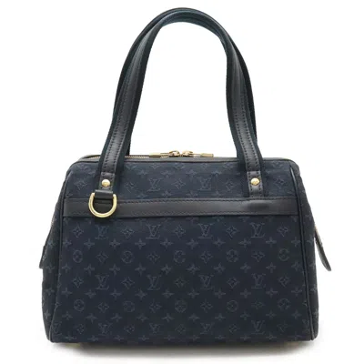 LOUIS VUITTON MONOGRAM MINI CANVAS LEATHER BOSTON BAG HANDBAG (PRE-OWNED)