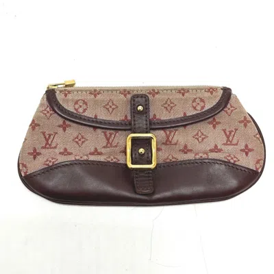 LOUIS VUITTON MONOGRAM MINI CHERRY COLOR MONOGRAM MINI COIN PURSE/COIN CASE (PRE-OWNED)