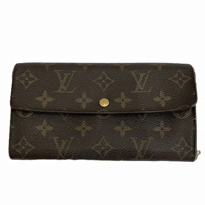 LOUIS VUITTON MONOGRAM MONOGRAM LONG WALLET (BI-FOLD) (PRE-OWNED)