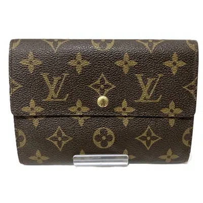 LOUIS VUITTON MONOGRAM MONOGRAM WALLET (TRI-FOLD) (PRE-OWNED)