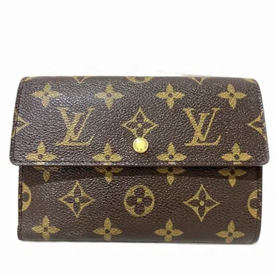 LOUIS VUITTON MONOGRAM MONOGRAM WALLET (TRI-FOLD) (PRE-OWNED)