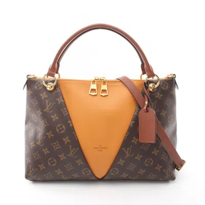 LOUIS VUITTON MONOGRAM SAFFRON COATED CANVAS LEATHER HANDBAG (PRE-OWNED)