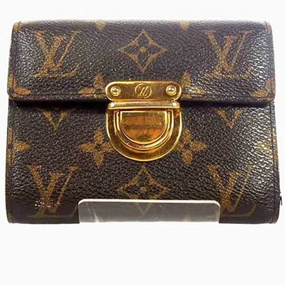 LOUIS VUITTON MONOGRAM WALLET (TRI-FOLD) (PRE-OWNED)