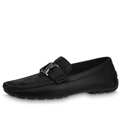 LOUIS VUITTON LOUIS VUITTON Monte Carlo Moccasin Shoes 'Black Plaid Top'