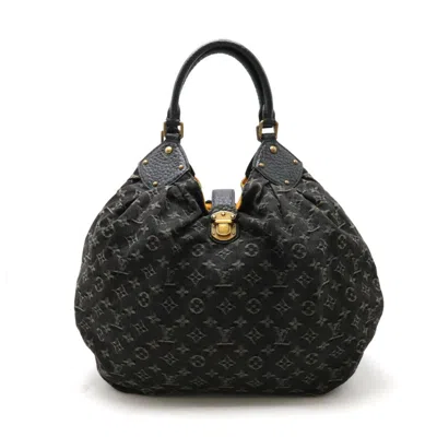 LOUIS VUITTON NOIR MONOGRAM BLUE HANDBAG SHOULDER BAG (PRE-OWNED)