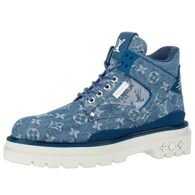 LOUIS VUITTON LOUIS VUITTON Oberkamp Ankle Boots 'Denim Monogram'