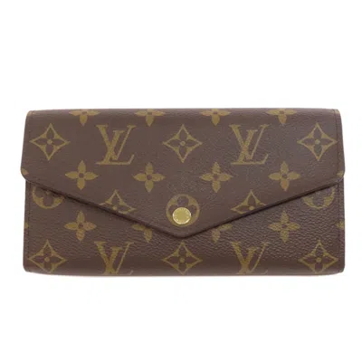 LOUIS VUITTON PINK MONOGRAM MONOGRAM LONG WALLET (BI-FOLD) (PRE-OWNED)