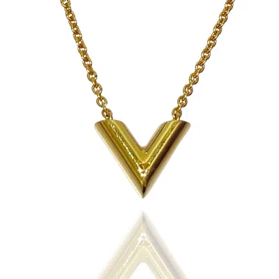 LOUIS VUITTON PLATING NECKLACE (PRE-OWNED)