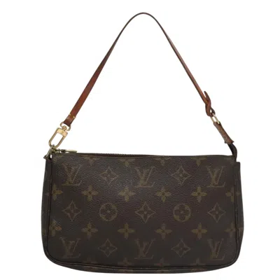 LOUIS VUITTON POCHETTE ACCESSOIRE CANVAS CLUTCH BAG (PRE-OWNED)