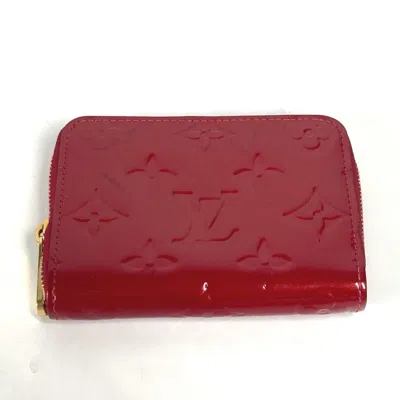 LOUIS VUITTON POMME D'AMOUR COLOR MONOGRAM VERNIS COIN PURSE/COIN CASE (PRE-OWNED)