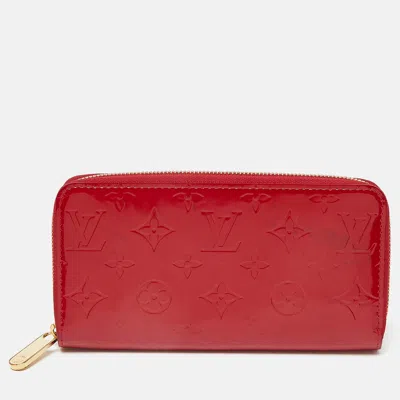 LOUIS VUITTON POMME D'AMOUR MONOGRAM VERNIS ZIPPY WALLET