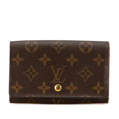 LOUIS VUITTON PVC LEATHER WALLET (BI-FOLD) (PRE-OWNED)