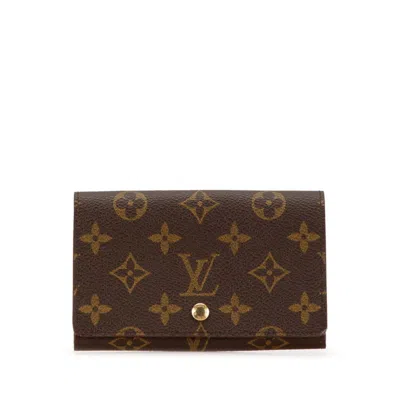 LOUIS VUITTON PVC LEATHER WALLET (BI-FOLD) (PRE-OWNED)