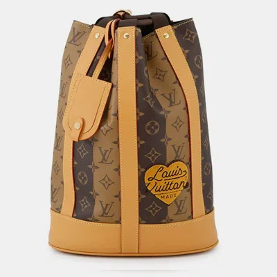 LOUIS VUITTON RANDONNEE MESSENGER NIGOCOLLABORATION MARRON/NOIR MONOGRAM STRIPE