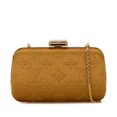 LOUIS VUITTON SATIN CLUTCH BAG SHOULDER BAG (PRE-OWNED)