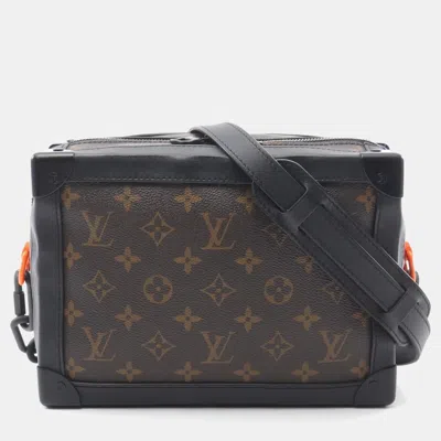 LOUIS VUITTON SOFT TRUNK BROWN SOLAR RAY MONOGRAM CANVAS LEATHER SHOULDER BAG