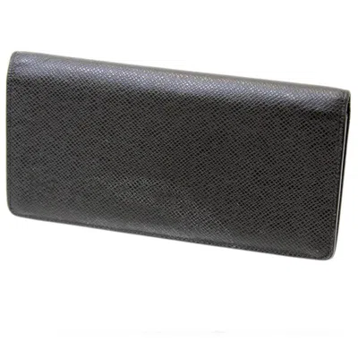 LOUIS VUITTON TAIGA TAIGA LEATHER LONG WALLET (BI-FOLD) (PRE-OWNED)