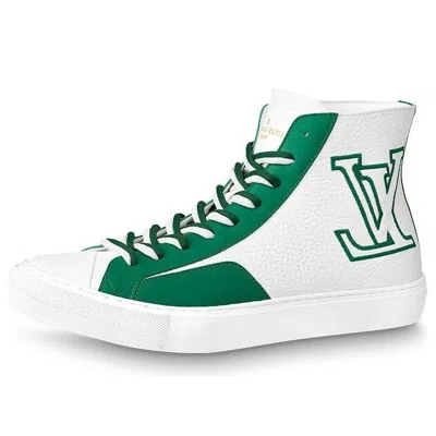 LOUIS VUITTON LOUIS VUITTON Tattoo Ankle Sneakers 'White Green'
