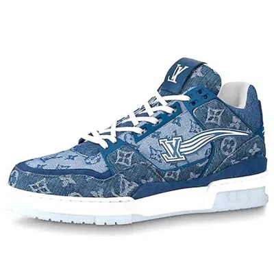 LOUIS VUITTON LOUIS VUITTON Trainer Ankle Sneakers 'Denim Monogram'