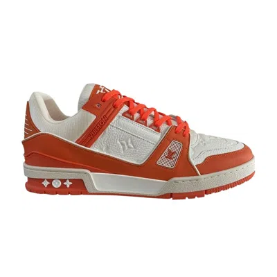 LOUIS VUITTON LOUIS VUITTON TRAINER LOW 'ORANGE MONOGRAM'