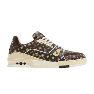 LOUIS VUITTON LOUIS VUITTON TRAINER 'MOCHA MULTI-COLOR MONOGRAM'
