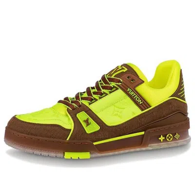 LOUIS VUITTON LOUIS VUITTON Trainers 'Neon Yellow with Brown'