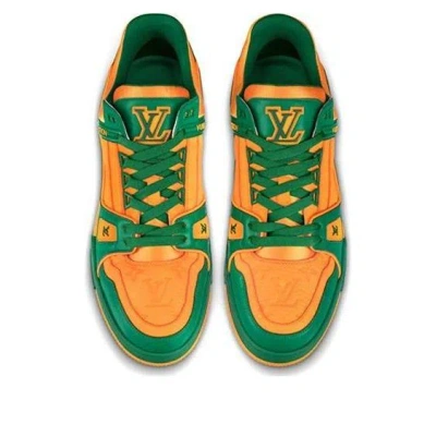 LOUIS VUITTON LOUIS VUITTON Trainers 'Orange Monogram with Green'