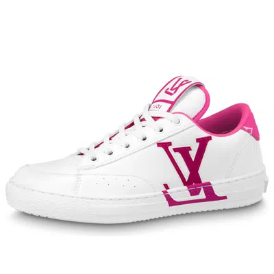 LOUIS VUITTON (WMNS) LOUIS VUITTON Charlie Sneakers 'White Fuchsia'