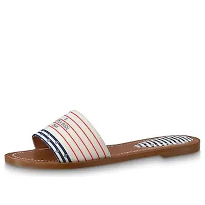 LOUIS VUITTON (WMNS) LOUIS VUITTON Lock It Slides 'Red White Blue'