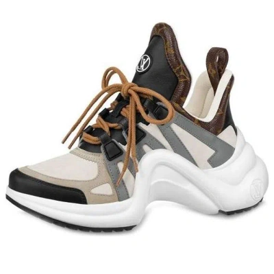 LOUIS VUITTON (WMNS) LOUIS VUITTON LV Archlight Sneakers 'Tan Grey'