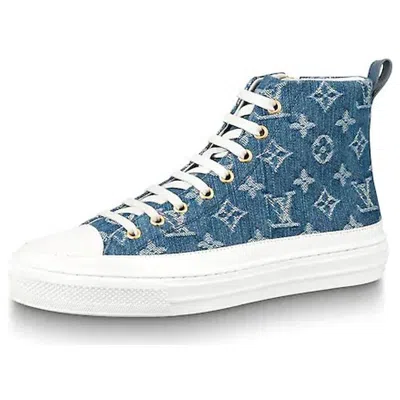 LOUIS VUITTON (WMNS) LOUIS VUITTON LV Stellar High Top Denim Blue