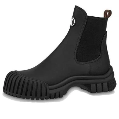 LOUIS VUITTON (WMNS) LOUIS VUITTON Ruby Flat Ankle Boots 'Black'