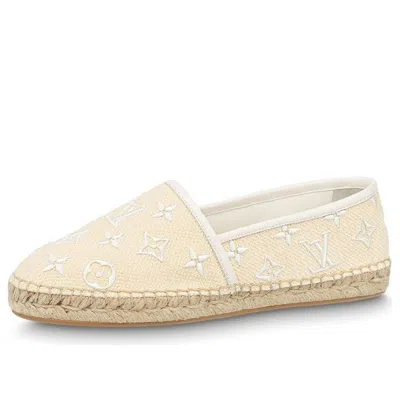 LOUIS VUITTON (WMNS) LOUIS VUITTON Starboard Flat Espadrille Shoes 'Baby Yellow'