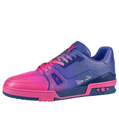 LOUIS VUITTON (WMNS) LOUIS VUITTON Trainer Sneakers 'Purple Pink Ombre'