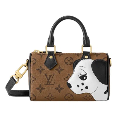 LOUIS VUITTON (WMNS) LOUIS VUITTON x Nano Speedy Monogram Reverse Canvas Bag 'Brown'